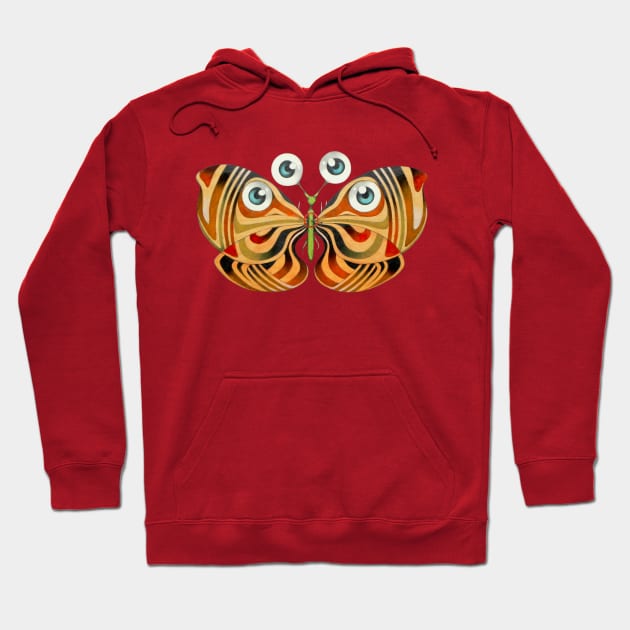 four eyes butterfly Hoodie by federicocortese